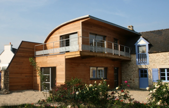 Extension bois sur longère - Vannes