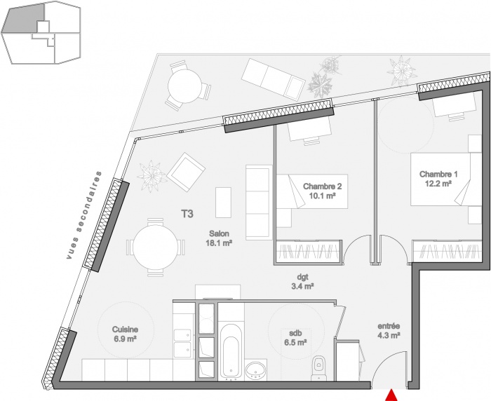 51 logements  Verneuil-sur-Seine : R-ICF-CNC-PLANS-09 carnet apparts 50e-appart T3_50e-2