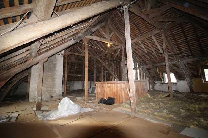 Amnagement des combles d'une maison de caractre pour faire des chambres d'htes